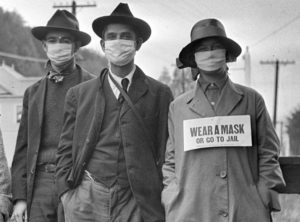 Wear a mask or go to jail during the influenza pandemic